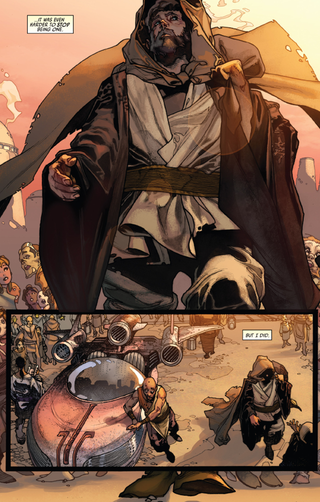 Illustration for article titled This Week's Star Wars Comic Gives Us A Badass Old Ben Kenobi